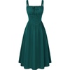 image:imageScarlet Darkness Women Corset Midi Dress Homecoming Cocktail Party SundressEmerald Green