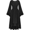 image:imageScarlet Darkness Women Renaissance Costume Split Sleeve Double Layer DressBlack