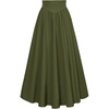 image:imageScarlet Darkness Women Renaissance Maxi Skirt Victorian Flowy Long SkirtsOlive Green