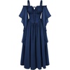 image:imageScarlet Darkness Womens Corset Waist Renaissance Fairycore Costume DressDark Blue