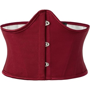 image:imageScarlet Darkness Corset Belt for Women Underbust Renaissance Corset VintageWine Red