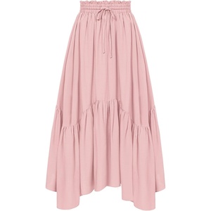 image:imageScarlet Darkness Maxi Skirts for Women Flowy Boho Renaissance SkirtLight Pink