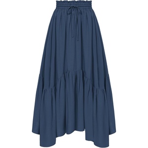 image:imageScarlet Darkness Maxi Skirts for Women Flowy Boho Renaissance SkirtNavy Blue