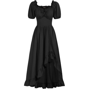 image:imageScarlet Darkness Renaissance Dress Women Corset Medieval Pirate CostumeBlack