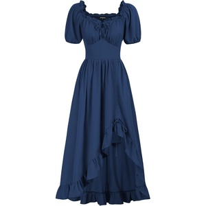 image:imageScarlet Darkness Renaissance Dress Women Corset Medieval Pirate CostumeDark Blue