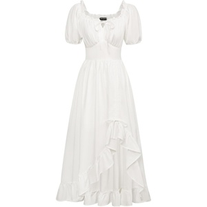 image:imageScarlet Darkness Renaissance Dress Women Corset Medieval Pirate CostumeOffwhite