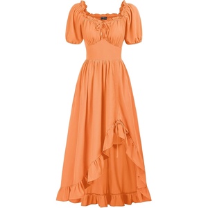 image:imageScarlet Darkness Renaissance Dress Women Corset Medieval Pirate CostumeOrange