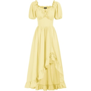 image:imageScarlet Darkness Renaissance Dress Women Corset Medieval Pirate CostumeYellow