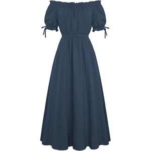 image:imageScarlet Darkness Renaissance Dress Women Fairy Peasant Medieval CostumeGray Blue