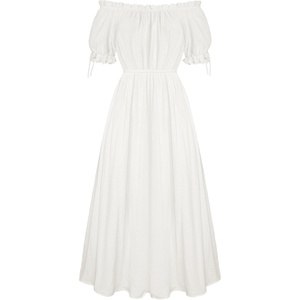 image:imageScarlet Darkness Renaissance Dress Women Fairy Peasant Medieval CostumeWhite