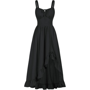 image:imageScarlet Darkness Women Renaissance Corset Dress Flowy Gothic SundressBlack