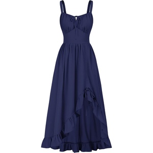 image:imageScarlet Darkness Women Renaissance Corset Dress Flowy Gothic SundressDark Blue