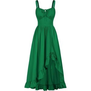 image:imageScarlet Darkness Women Renaissance Corset Dress Flowy Gothic SundressGreen