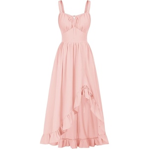 image:imageScarlet Darkness Women Renaissance Corset Dress Flowy Gothic SundressLight Pink