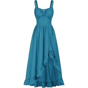 image:imageScarlet Darkness Women Renaissance Corset Dress Flowy Gothic SundressPeacock Blue