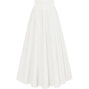 image:imageScarlet Darkness Women Renaissance Maxi Skirt Victorian Flowy Long SkirtsWhite
