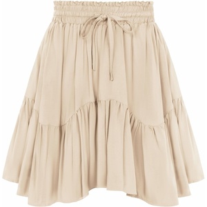 image:imageScarlet Darkness Women Renaissance Pirate Flowy Mini Skirts with ShortsCream Yellow