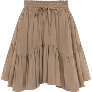 image:imageScarlet Darkness Women Renaissance Pirate Flowy Mini Skirts with ShortsKhaki