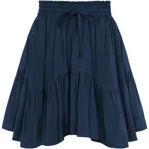 image:imageScarlet Darkness Women Renaissance Pirate Flowy Mini Skirts with ShortsNavy
