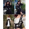 image:imageSCARLET DARKNESS Hood Renaissance Dress Medieval Underbust Pirate CostumeBlack