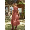 image:imageSCARLET DARKNESS Hood Renaissance Dress Medieval Underbust Pirate CostumeBrick Red
