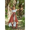 image:imageSCARLET DARKNESS Hood Renaissance Dress Medieval Underbust Pirate CostumeBrick Red