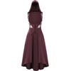 image:imageSCARLET DARKNESS Hood Renaissance Dress Medieval Underbust Pirate CostumeBurgundy