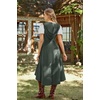 image:imageSCARLET DARKNESS Hood Renaissance Dress Medieval Underbust Pirate CostumeDark Green