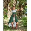 image:imageSCARLET DARKNESS Hood Renaissance Dress Medieval Underbust Pirate CostumeEmerald Green