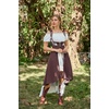 image:imageSCARLET DARKNESS Hood Renaissance Dress Medieval Underbust Pirate CostumeGray Purple