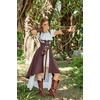 image:imageSCARLET DARKNESS Hood Renaissance Dress Medieval Underbust Pirate CostumeGray Purple