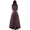 image:imageSCARLET DARKNESS Hood Renaissance Dress Medieval Underbust Pirate CostumeGray Purple