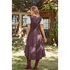 image:imageSCARLET DARKNESS Hood Renaissance Dress Medieval Underbust Pirate CostumeGray Purple