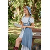 image:imageSCARLET DARKNESS Hood Renaissance Dress Medieval Underbust Pirate CostumeLight Blue