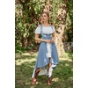 image:imageSCARLET DARKNESS Hood Renaissance Dress Medieval Underbust Pirate CostumeLight Blue