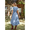 image:imageSCARLET DARKNESS Hood Renaissance Dress Medieval Underbust Pirate CostumeLight Blue