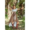 image:imageSCARLET DARKNESS Hood Renaissance Dress Medieval Underbust Pirate CostumeLight Brown