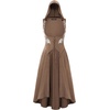 image:imageSCARLET DARKNESS Hood Renaissance Dress Medieval Underbust Pirate CostumeLight Brown