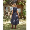 image:imageSCARLET DARKNESS Hood Renaissance Dress Medieval Underbust Pirate CostumeNavy