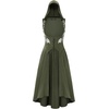 image:imageSCARLET DARKNESS Hood Renaissance Dress Medieval Underbust Pirate CostumeOlive Green