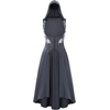 image:imageSCARLET DARKNESS Hood Renaissance Dress Medieval Underbust Pirate CostumeSlate Gray