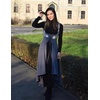 image:imageSCARLET DARKNESS Hood Renaissance Dress Medieval Underbust Pirate CostumeSlate Gray