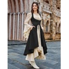 image:imageSCARLRT DARKNESS Women Renaissance Costume Underbust Pirate High Low DressBlack