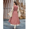 image:imageSCARLRT DARKNESS Women Renaissance Costume Underbust Pirate High Low DressDusty Rose
