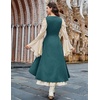 image:imageSCARLRT DARKNESS Women Renaissance Costume Underbust Pirate High Low DressIndigo