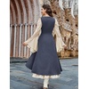 image:imageSCARLRT DARKNESS Women Renaissance Costume Underbust Pirate High Low DressNavy Blue