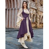 image:imageSCARLRT DARKNESS Women Renaissance Costume Underbust Pirate High Low DressPurple