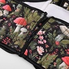 image:imageScarlet Darkness Corset Belt for Women Renaissance Lace up Floral CorsetsBlack Mushroom