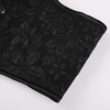 image:imageScarlet Darkness Corset Belt for Women Renaissance Lace up Floral CorsetsBlack White Floral