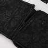 image:imageScarlet Darkness Corset Belt for Women Renaissance Lace up Floral CorsetsBlack White Floral